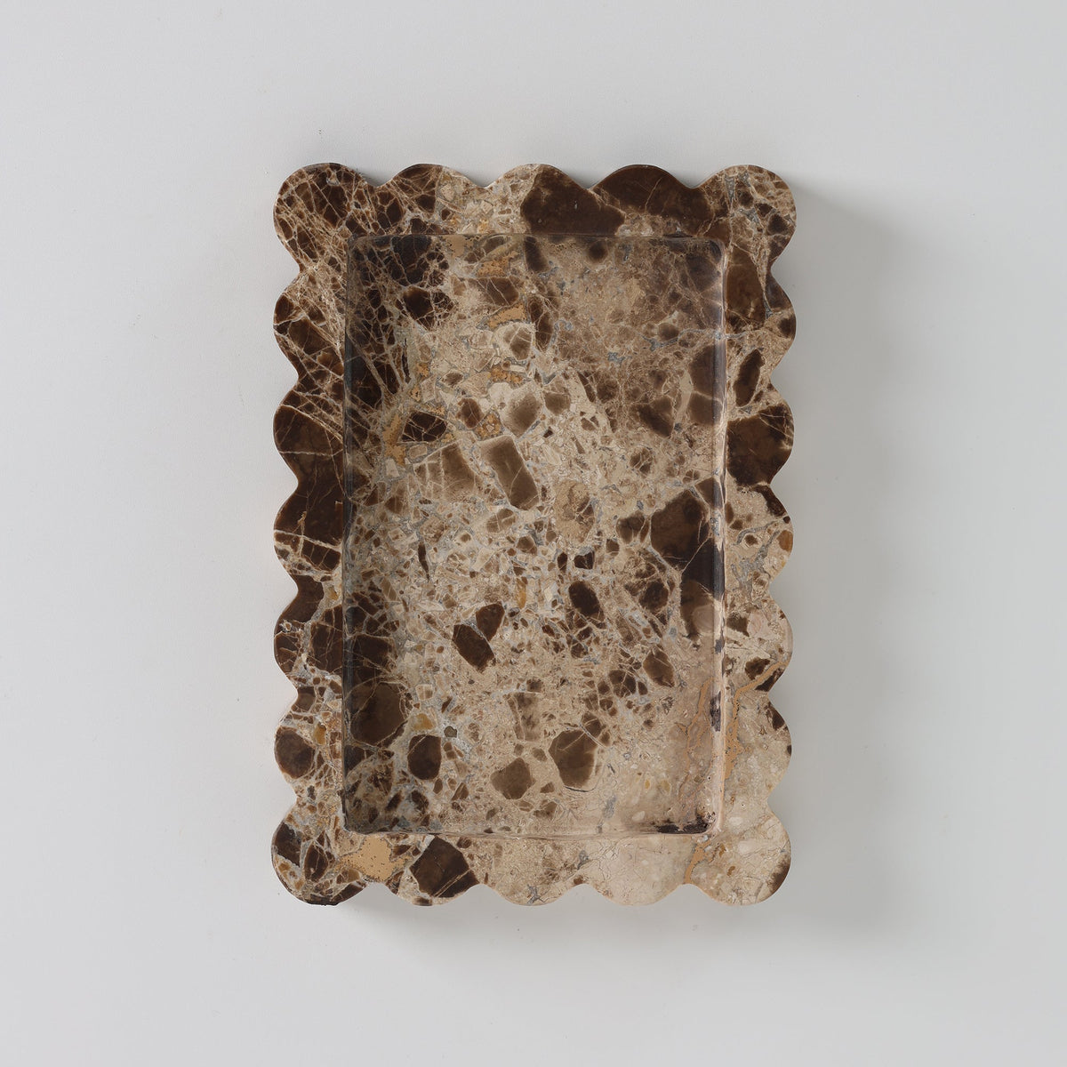 Wavy Stone Catchall Tray