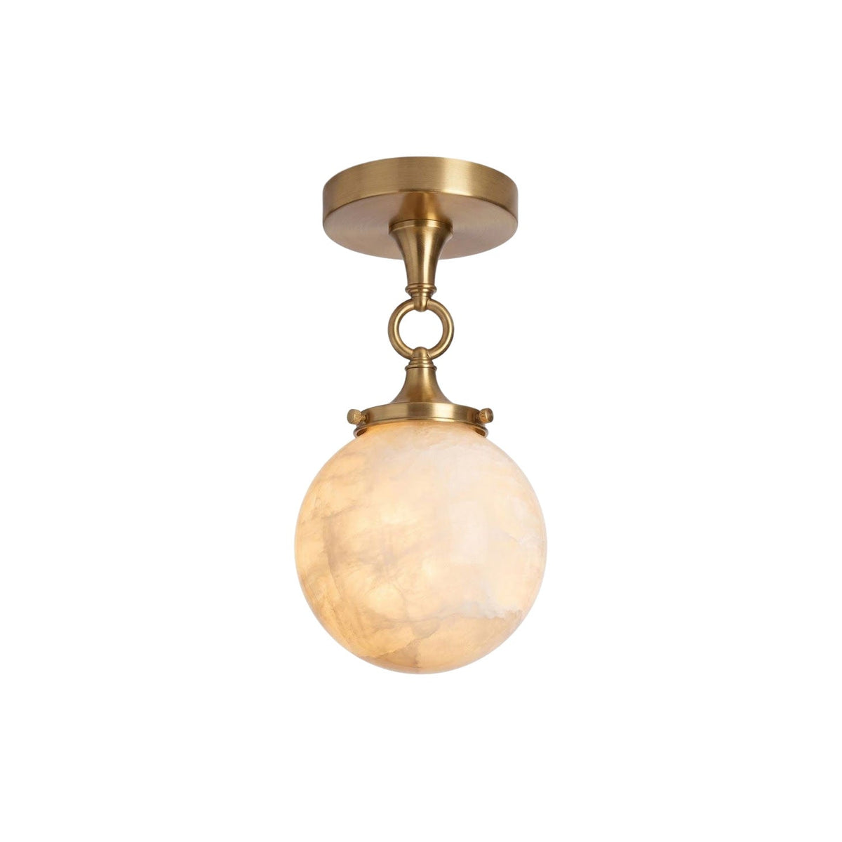 Wildwood Alabaster Semi-Flush Mount