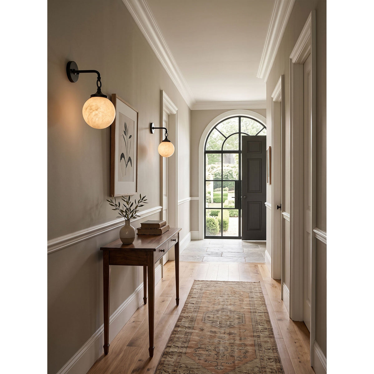 Wildwood Alabaster Wall Sconce