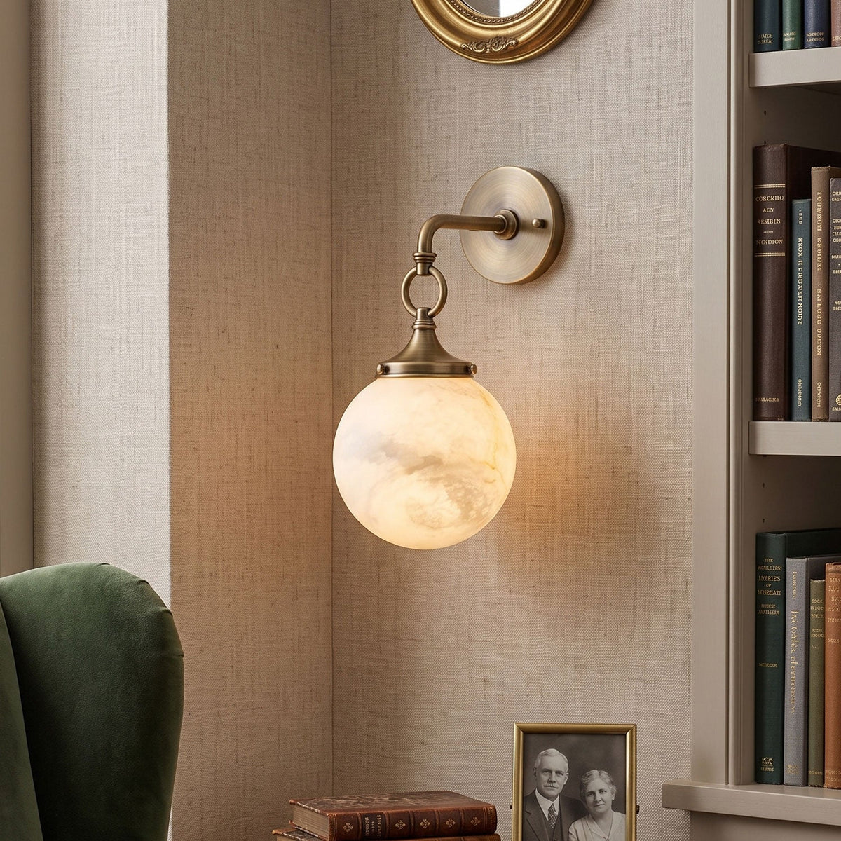 Wildwood Alabaster Wall Sconce