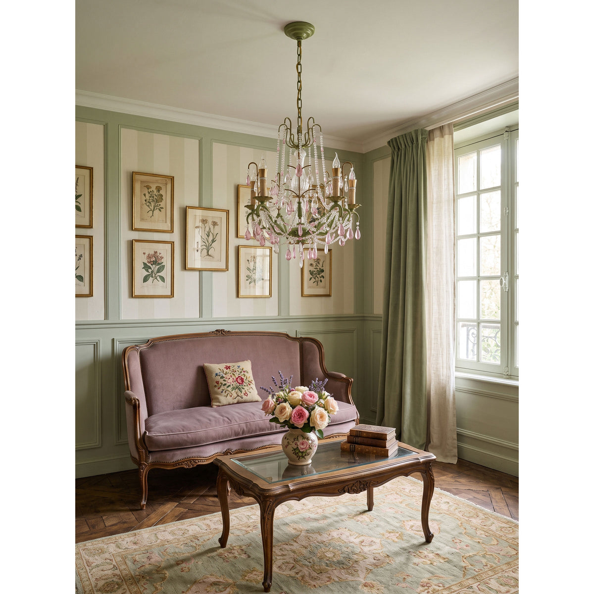 Willow Park Crystal Chandelier