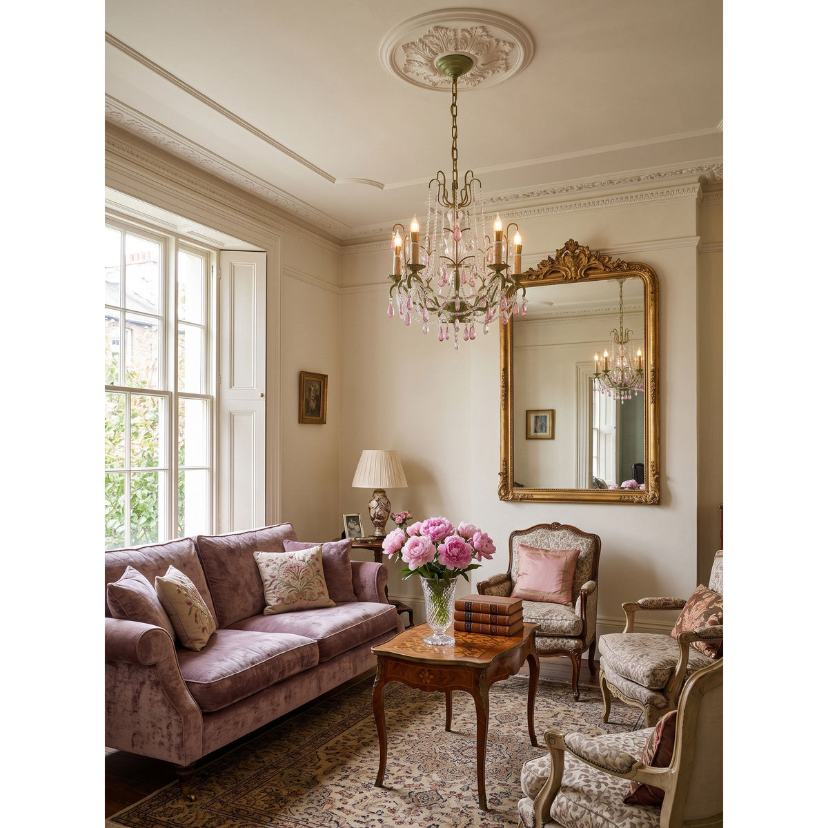 Willow Park Crystal Chandelier