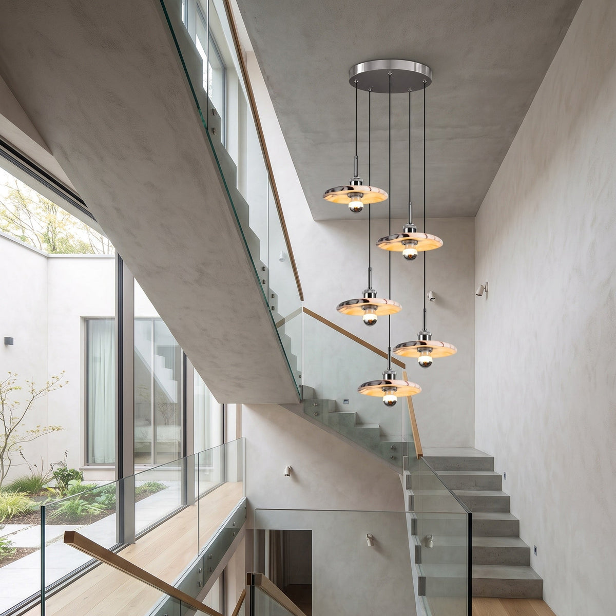Zat Marble Cluster Chandelier