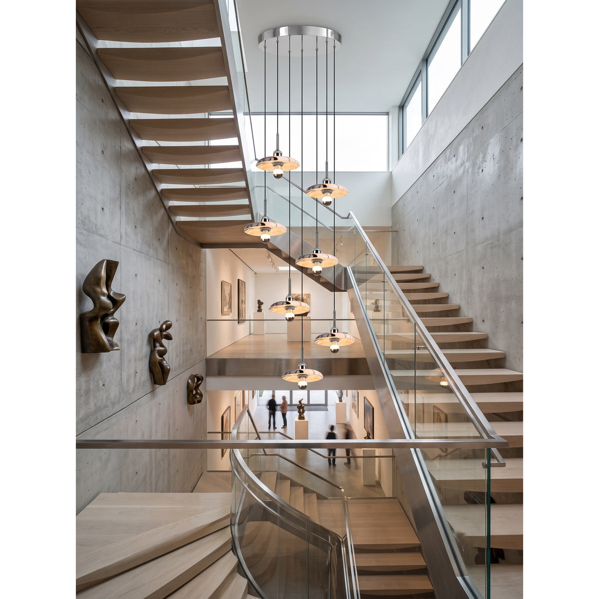 Zat Marble Cluster Chandelier