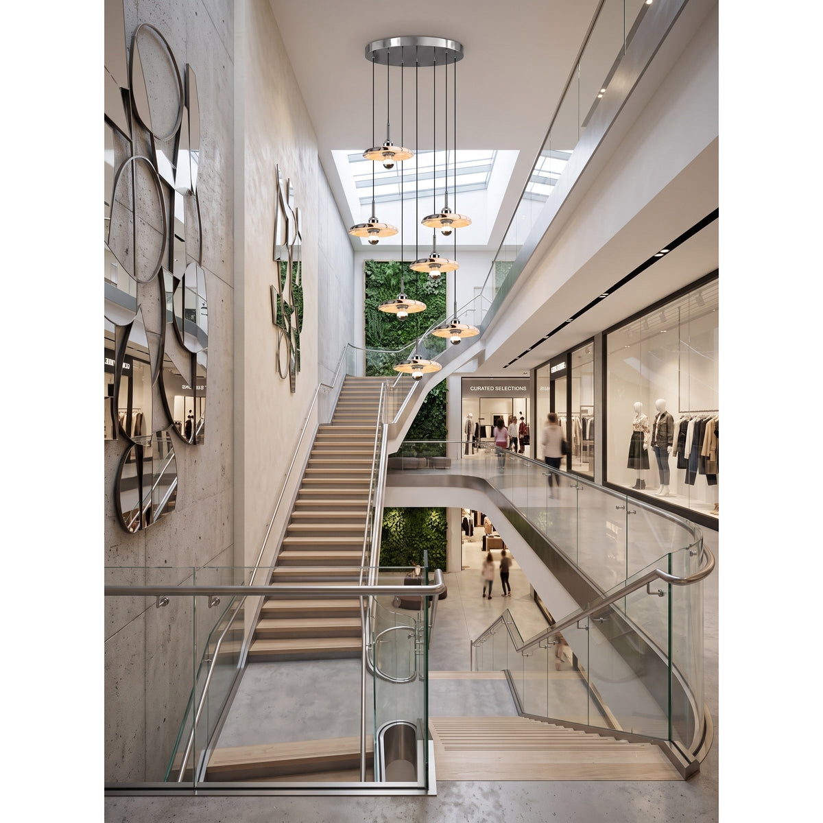 Zat Marble Cluster Chandelier