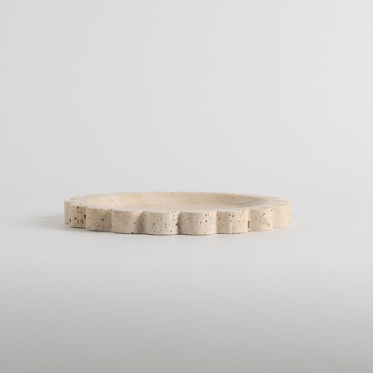 Zion Scalloped Stone Tray