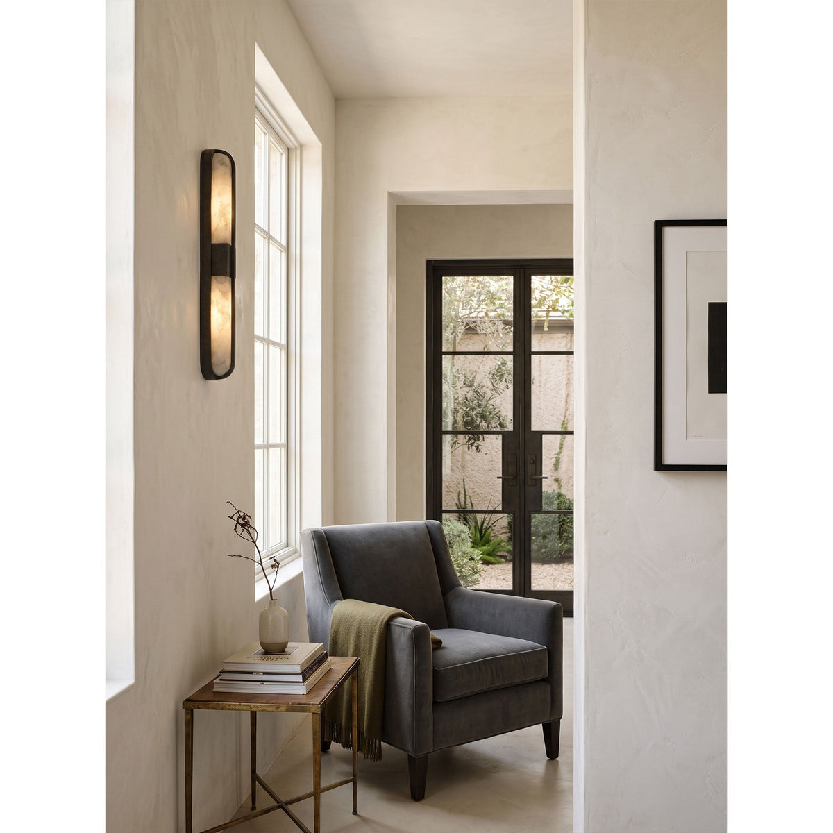 Zundiya Alabaster Wall Sconce