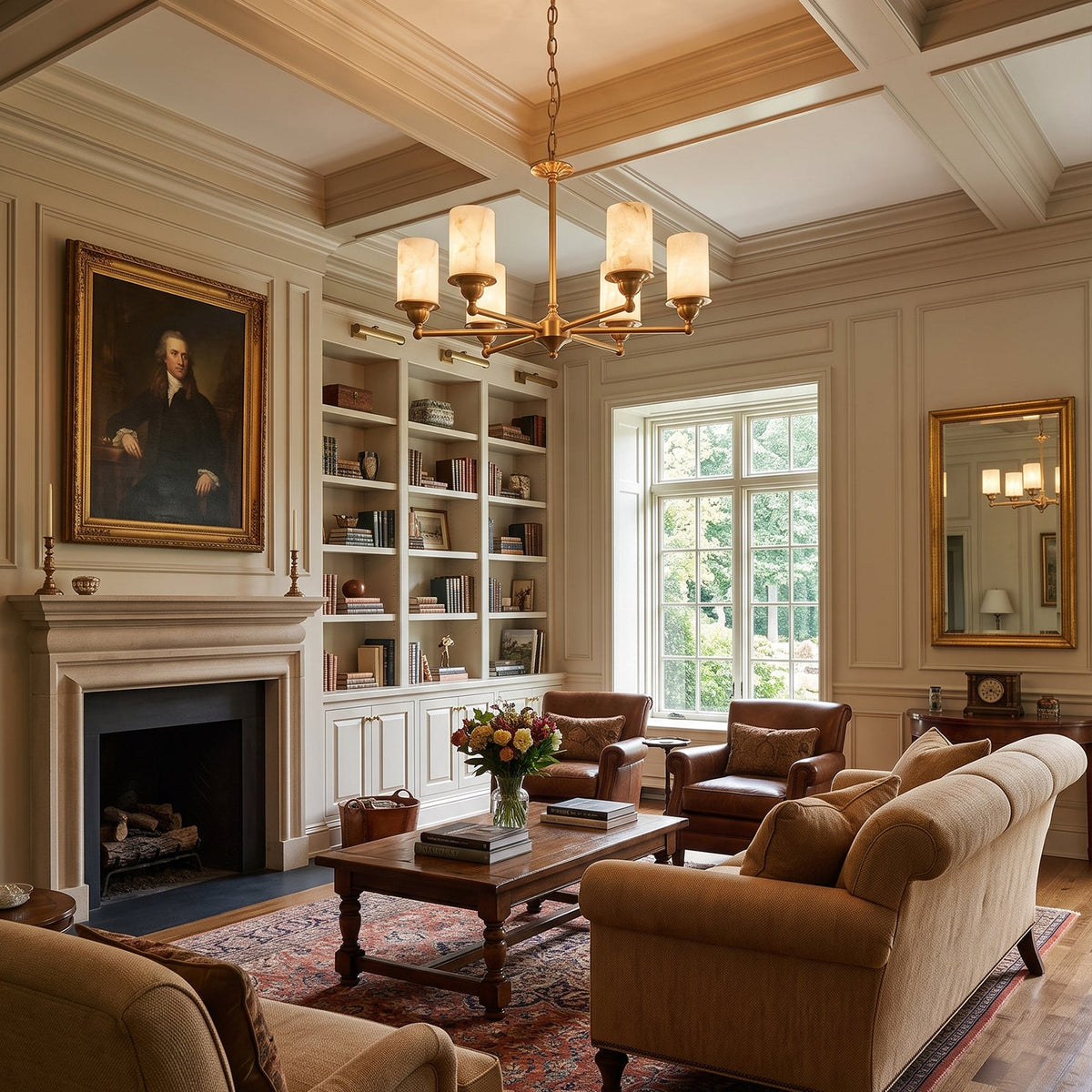 Stratton Alabaster Chandelier