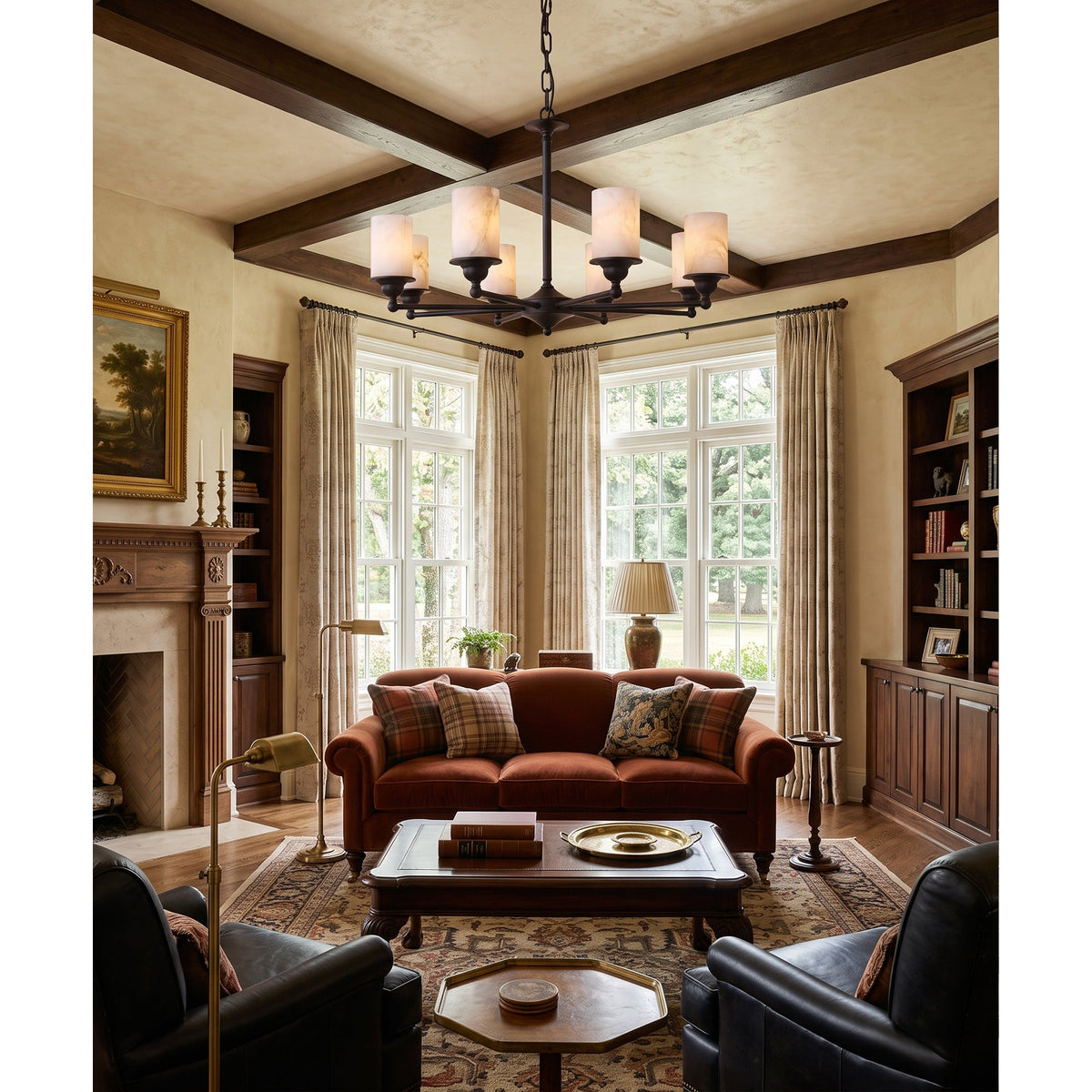 Stratton Alabaster Chandelier