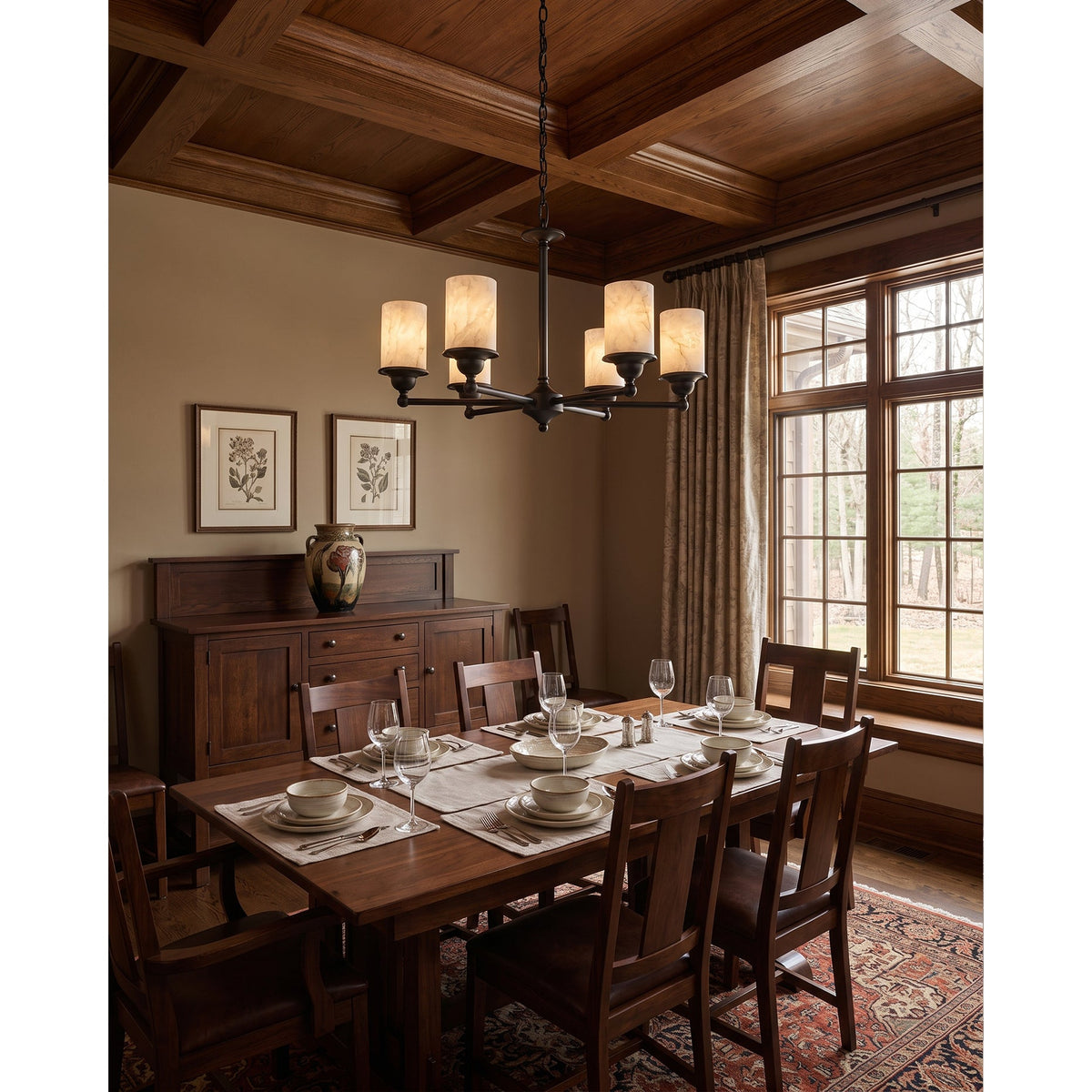 Stratton Alabaster Chandelier