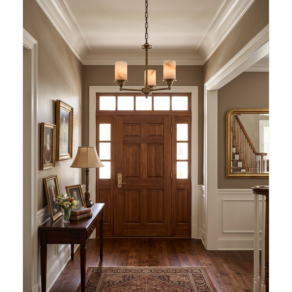 Stratton Alabaster Chandelier