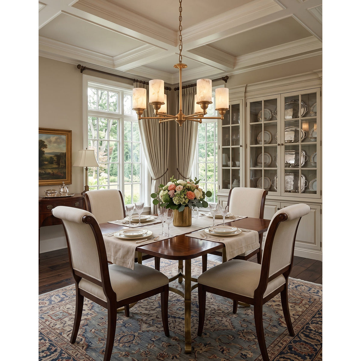 Stratton Alabaster Chandelier