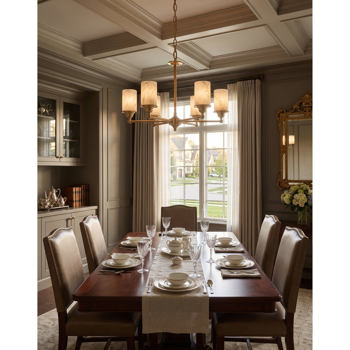 Stratton Alabaster Chandelier