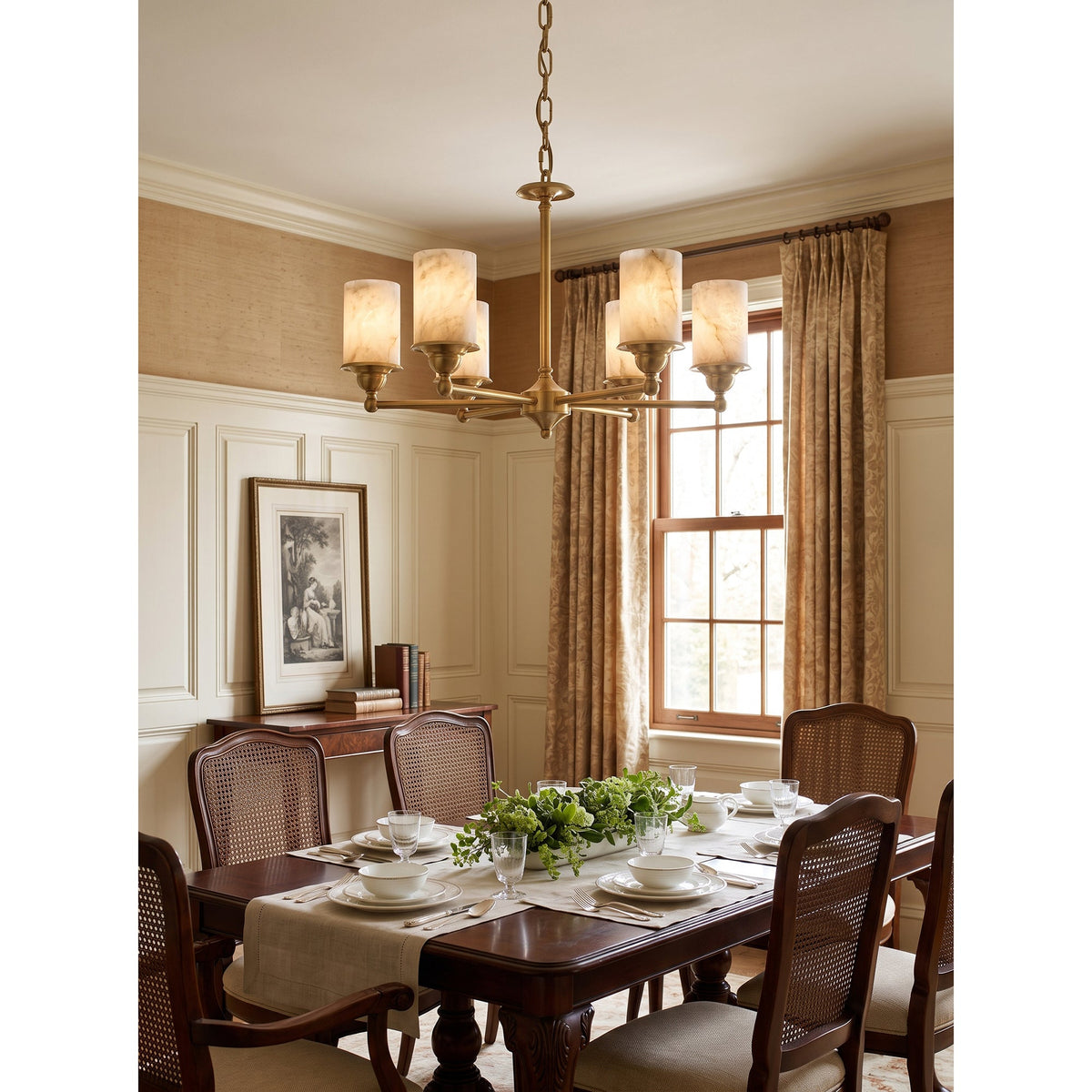 Stratton Alabaster Chandelier