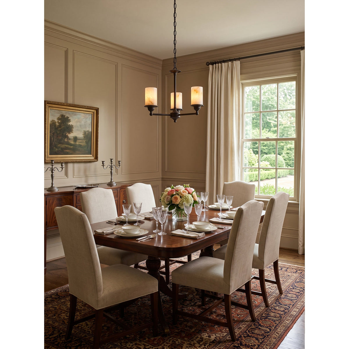 Stratton Alabaster Chandelier