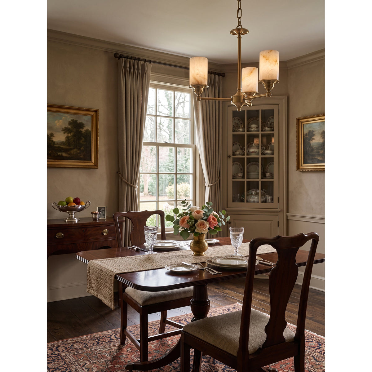Stratton Alabaster Chandelier