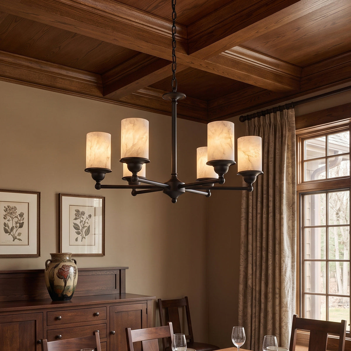 Stratton Alabaster Chandelier