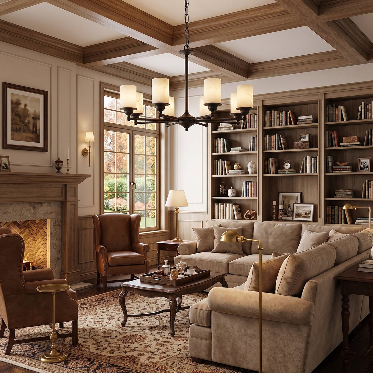 Stratton Alabaster Chandelier