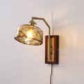 Rafi Wall Lamp Model A ? 5.5″ x H 13.7″/ Dia 14cm x H 35cm / Brass / US Plug Wall lamp