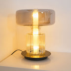 Rapanui Table Lamp ? 11″ x H 13.7″ / Dia 29cm x H 35cm / Smoky gray / US plug Table lamp