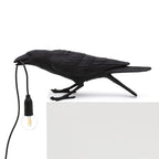 Raven Resin Table Lamp L 13.2″ x H 4.1″ / L 33.5cm x H 10.5cm / Black / US Plug Table lamp