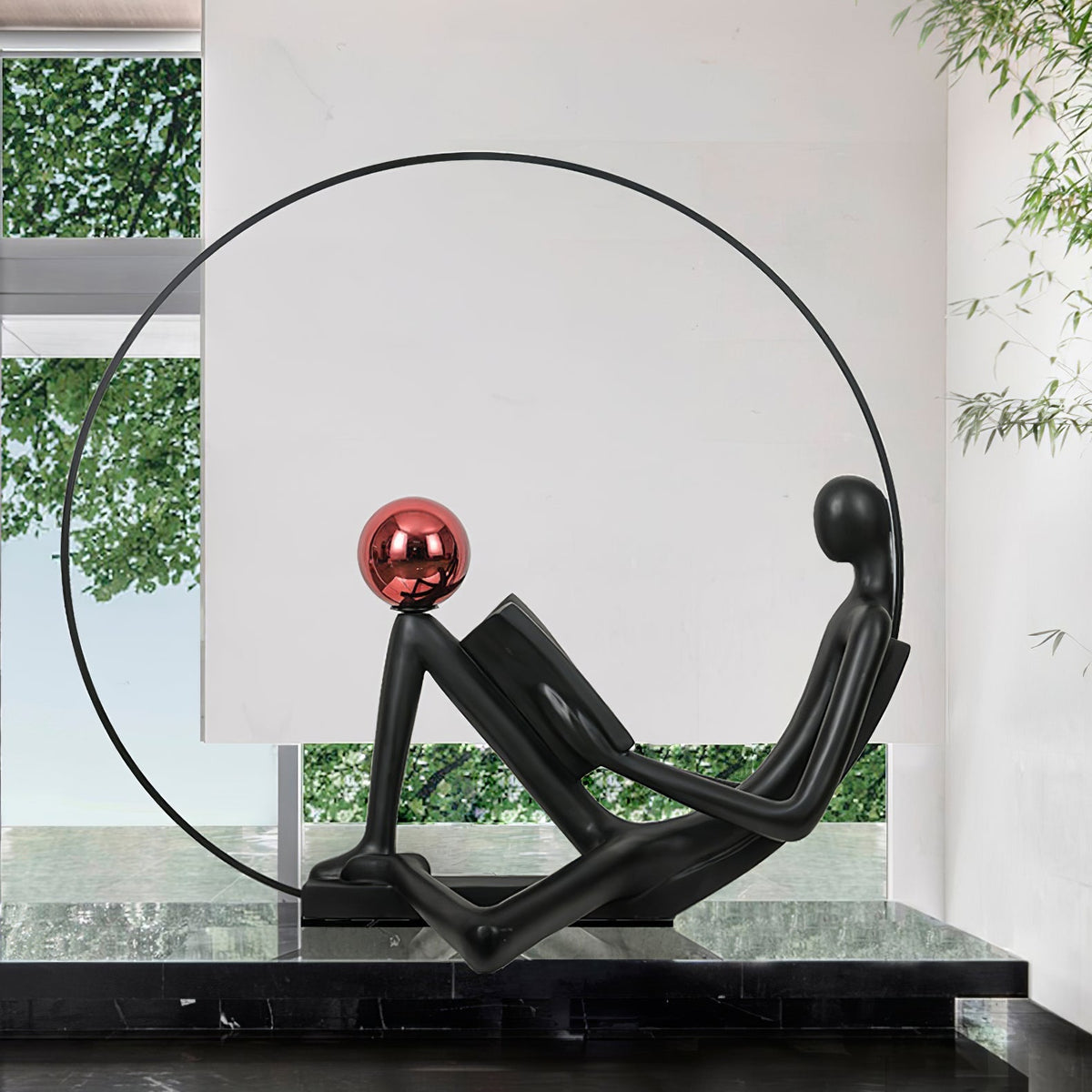 Reader Sculpture Floor Lamp Floor lamp
