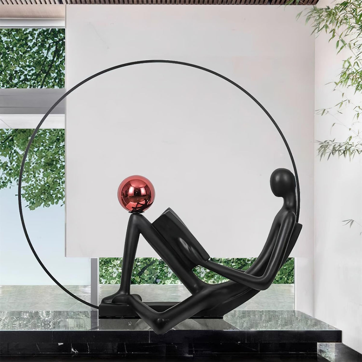 Reader Sculpture Floor Lamp Floor lamp