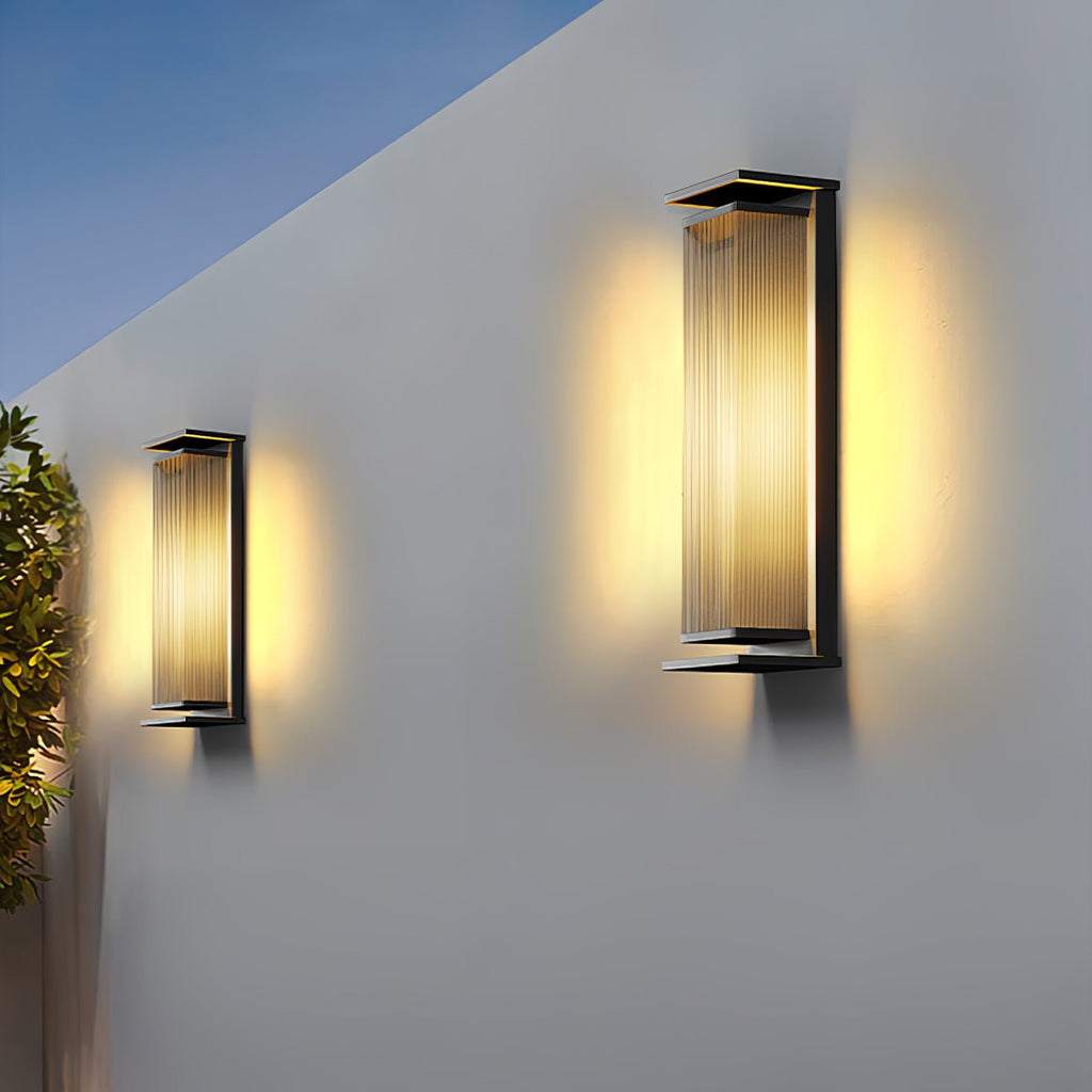 Rectangular Box Outdoor Wall Lamp Outdoor Lighting