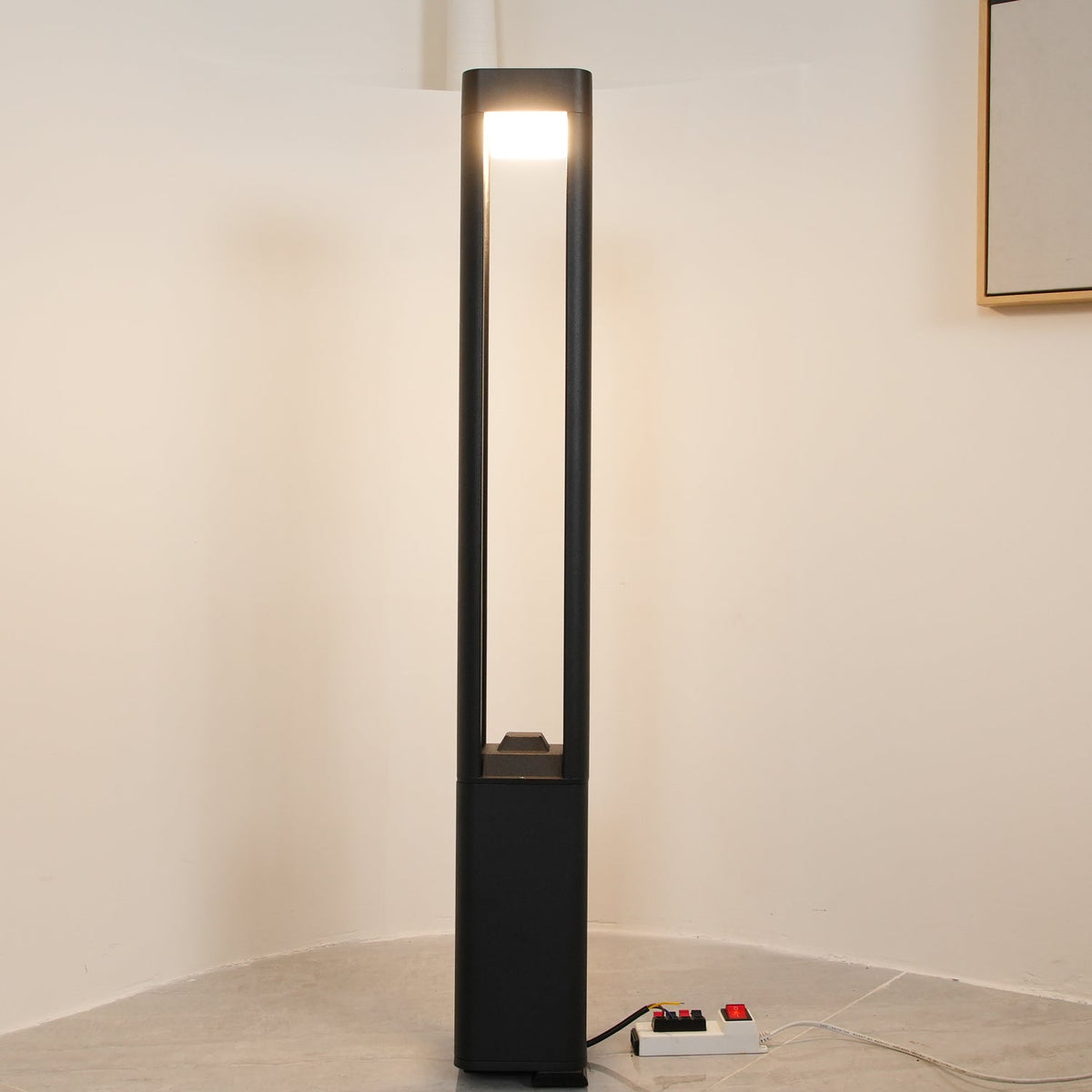 Rectangular Column Garden Outdoor Light Table lamp