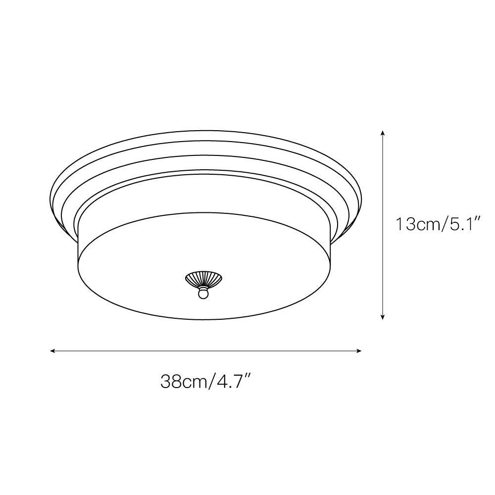 Retro Flush Ceiling Lamp