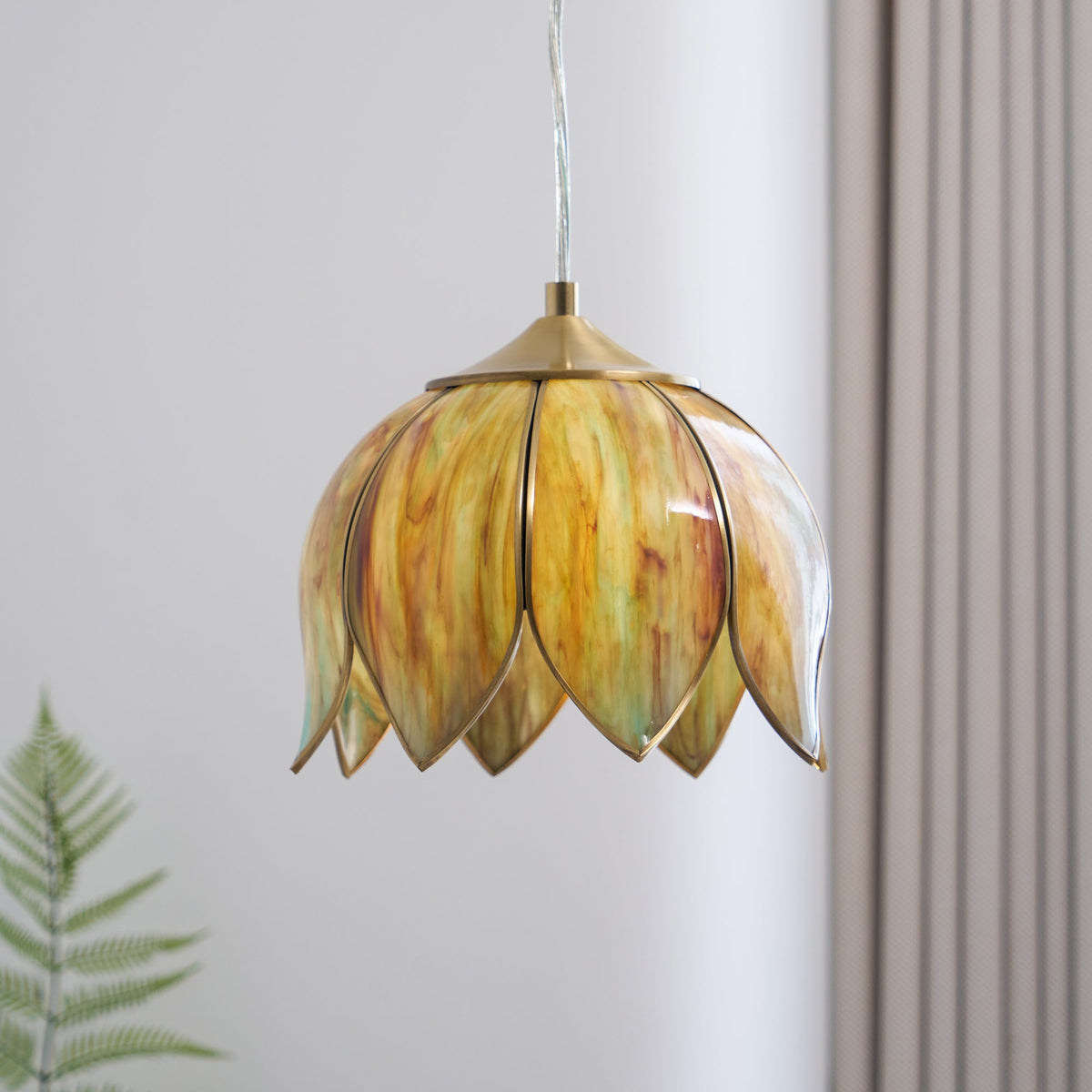 Retro Lotus Pendant Lamp