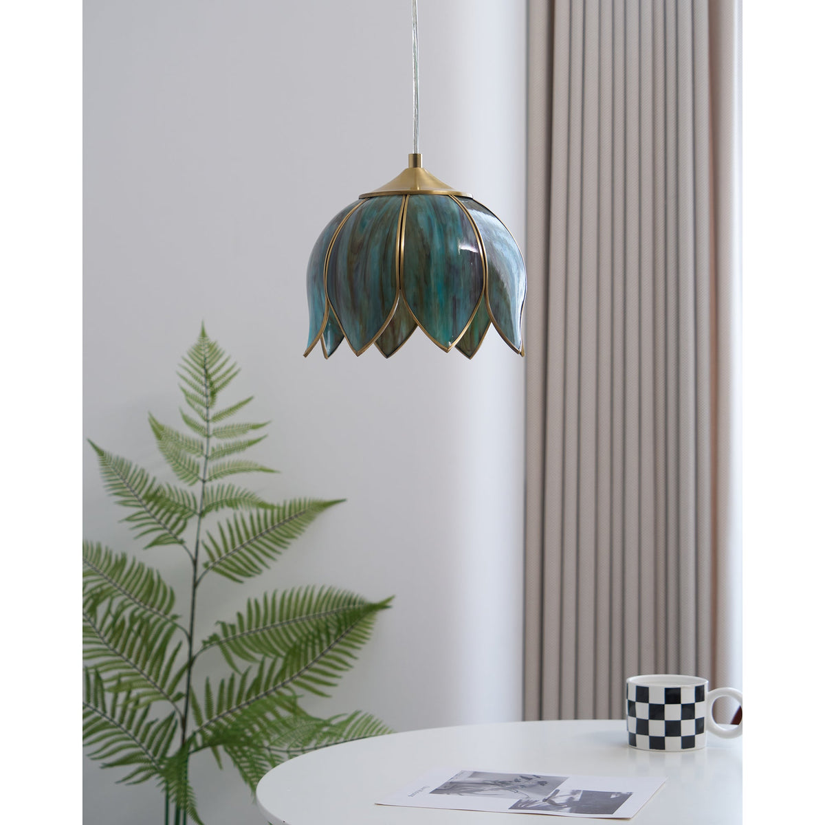 Retro Lotus Pendant Lamp