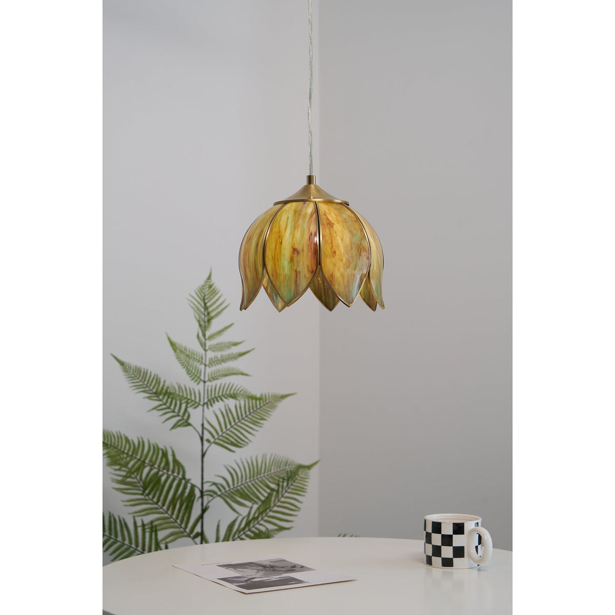 Retro Lotus Pendant Lamp