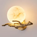 Retro Twigs Wall Lamp ? 11.8″ x H 7.8″ / Dia 30cm x H 20cm / Brass & White Wall lamp