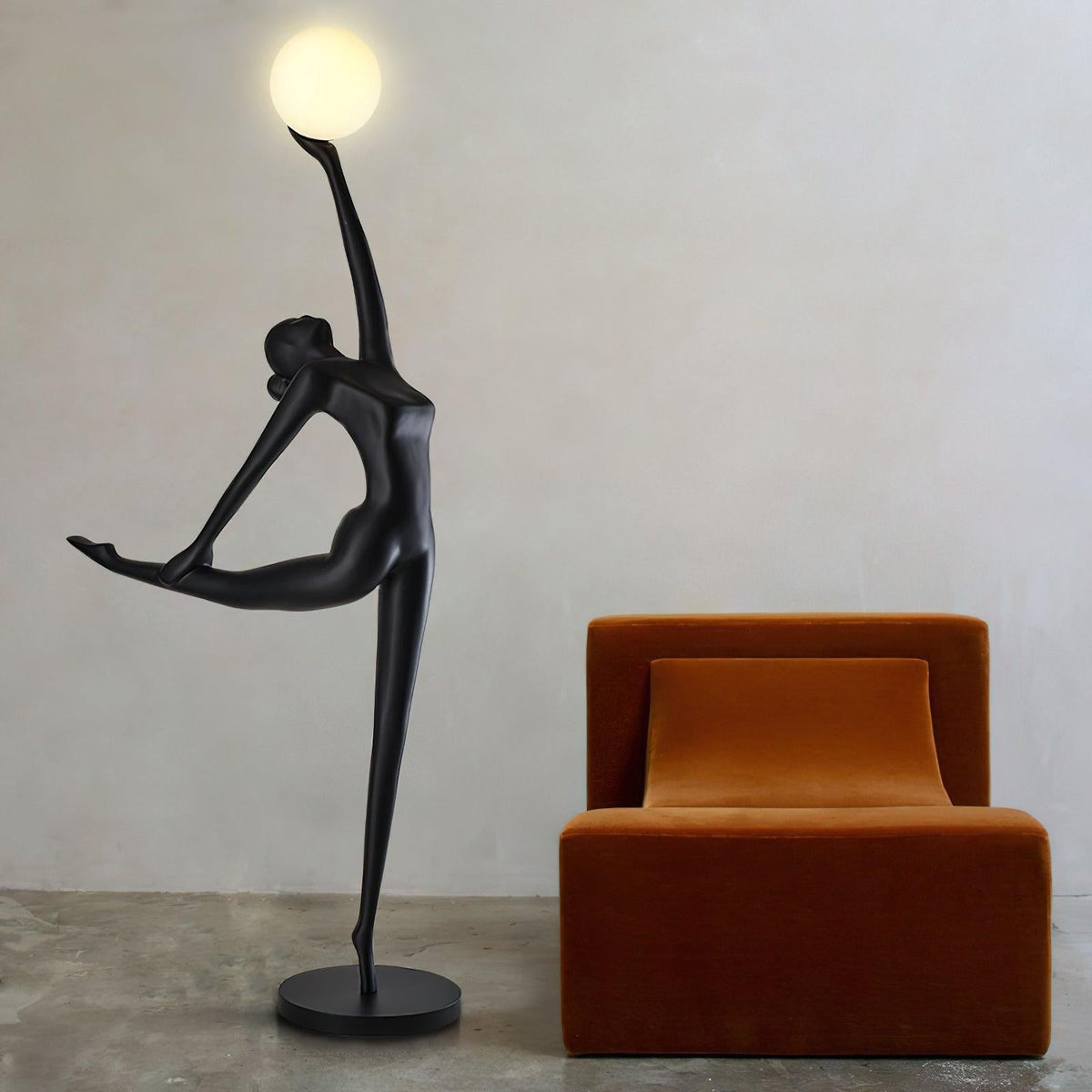 Rhythmic Gymnast Sculpture Floor Lamp Floor lamp