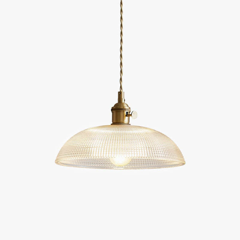 Ribbed Spiral Pendant Light ? 9.8″ x H 2.8″ / Dia 25cm x H 7cm / Opaque Pendant light