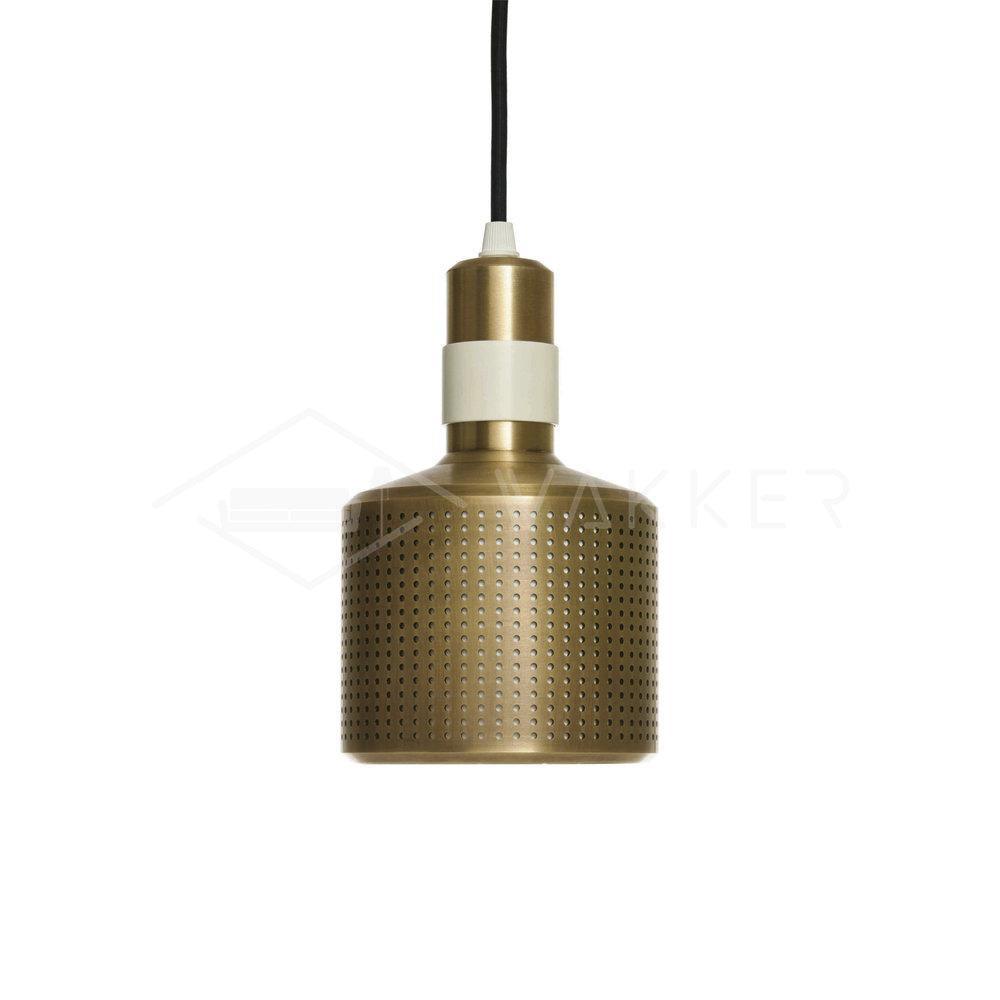 Riddle Pendant Lamp ? 4.7″ x H 7.5″ / Dia 12cm x H 19cm / Copper with Matte White detail Pendant light