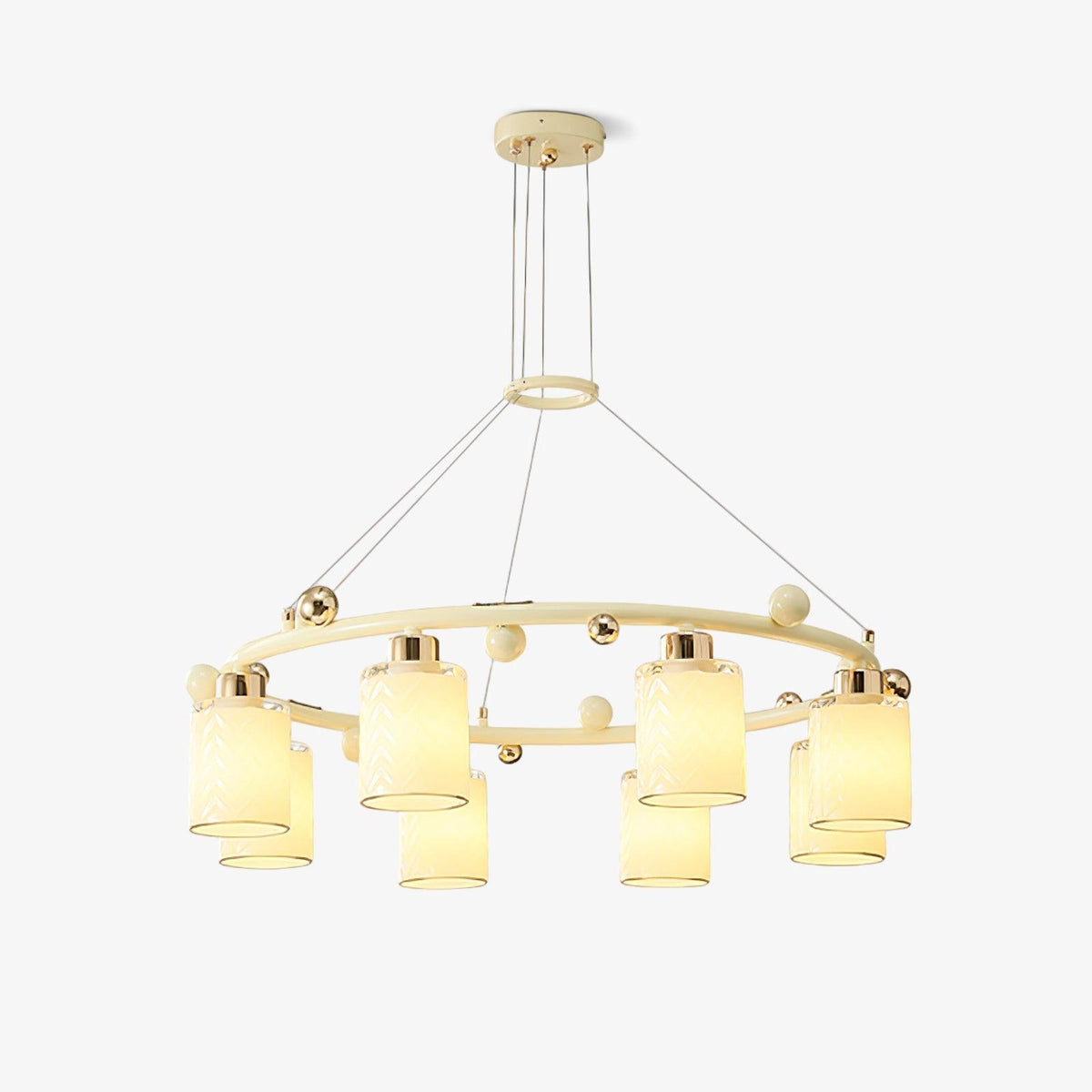 Ring Glass Cup Chandelier Chandelier
