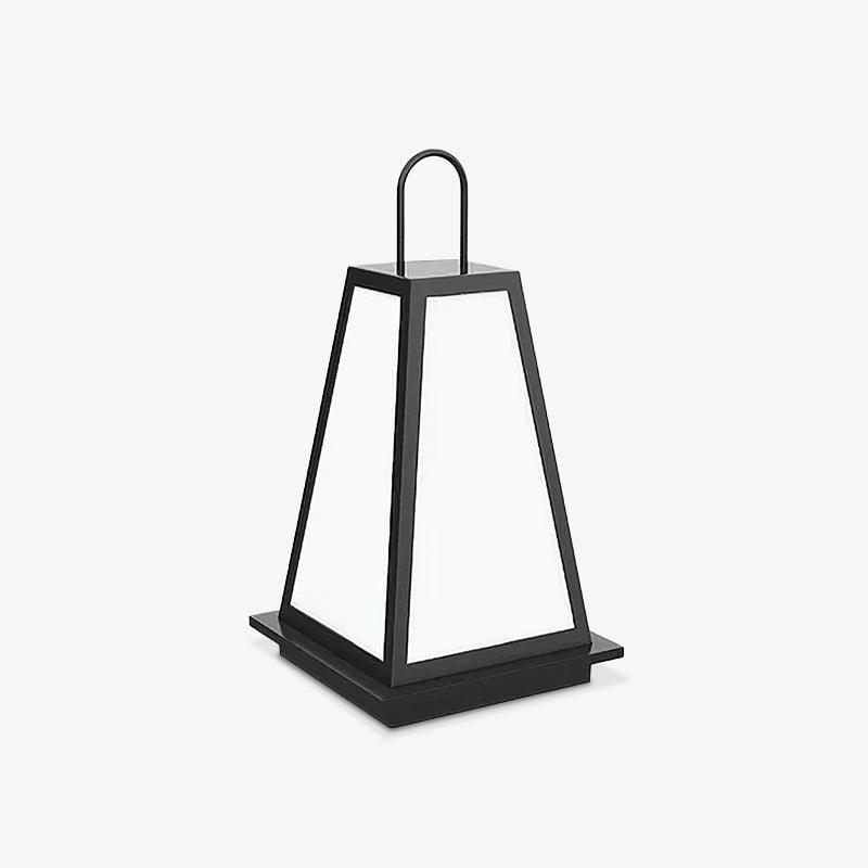 Roam Lantern Garden Outdoor Lamp ? 9.8″ x H 19.7″ / Dia 25cm x H 50cm / Black & White / Warm Light Table lamp