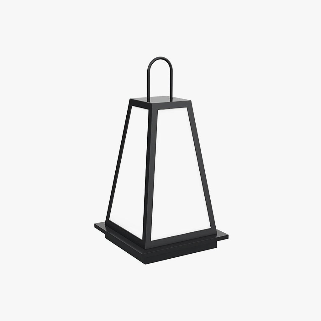 Roam Lantern Garden Outdoor Lamp ? 9.8″ x H 19.7″ / Dia 25cm x H 50cm / Black & White / Warm Light Table lamp