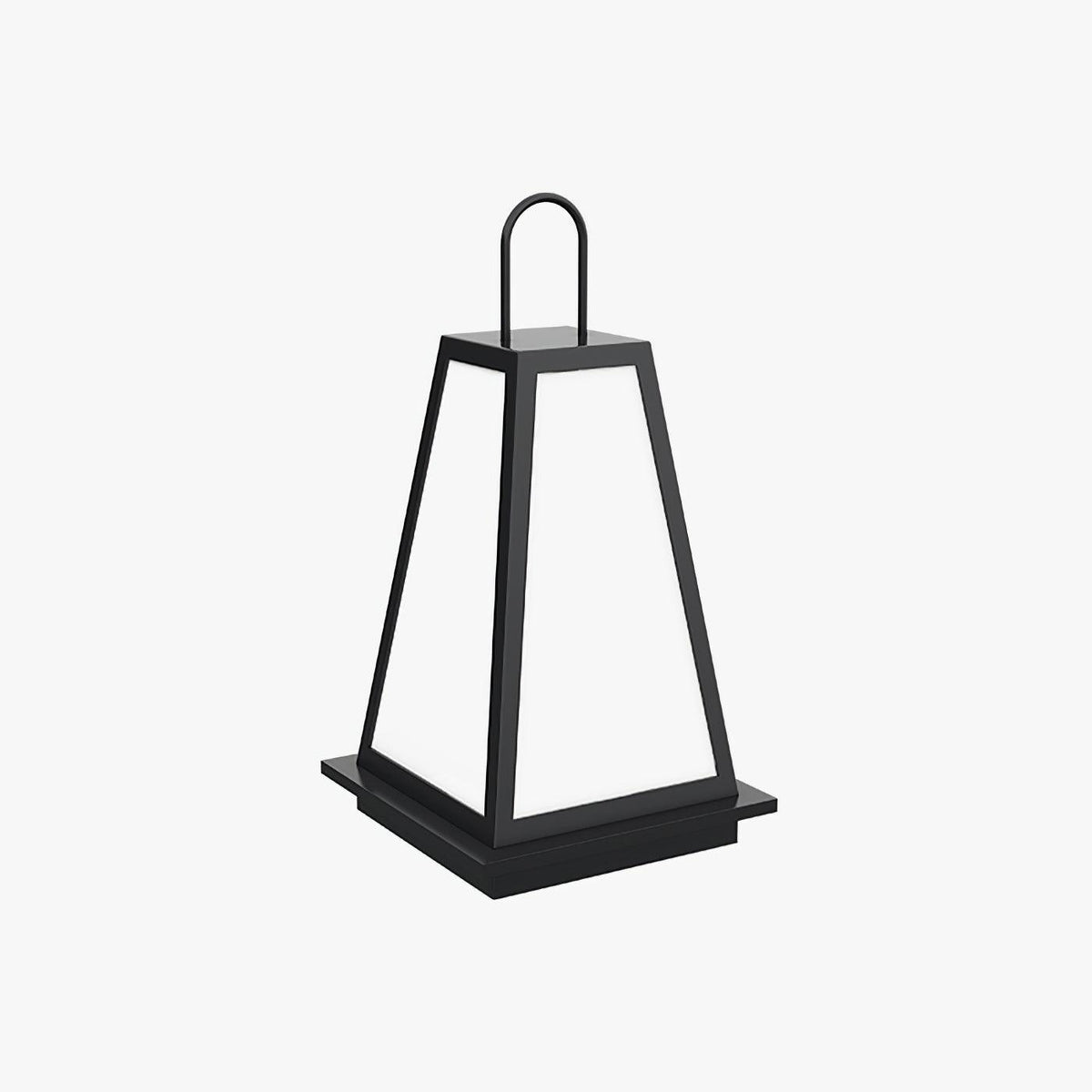 Roam Lantern Garden Outdoor Lamp ? 9.8″ x H 19.7″ / Dia 25cm x H 50cm / Black & White / Warm Light Table lamp