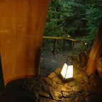 Roam Lantern Garden Outdoor Lamp ? 9.8″ x H 19.7″ / Dia 25cm x H 50cm / Black & White / Warm Light Table lamp