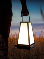 Roam Lantern Garden Outdoor Lamp ? 9.8″ x H 19.7″ / Dia 25cm x H 50cm / Black & White / Warm Light Table lamp