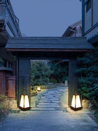 Roam Lantern Garden Outdoor Lamp ? 9.8″ x H 19.7″ / Dia 25cm x H 50cm / Black & White / Warm Light Table lamp