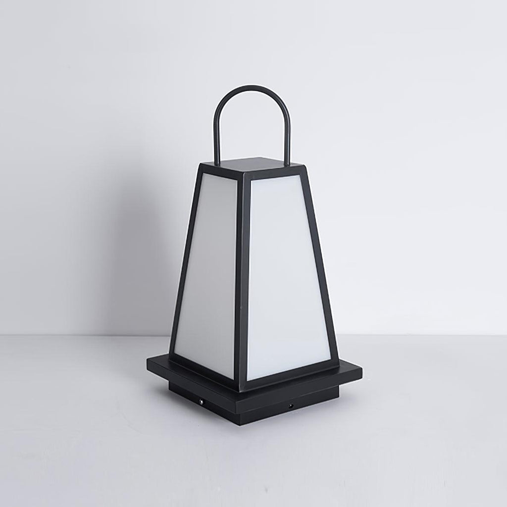 Roam Lantern Garden Outdoor Lamp ? 9.8″ x H 19.7″ / Dia 25cm x H 50cm / Black & White / Warm Light Table lamp