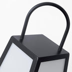 Roam Lantern Garden Outdoor Lamp ? 9.8″ x H 19.7″ / Dia 25cm x H 50cm / Black & White / Warm Light Table lamp