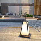 Roam Lantern Garden Outdoor Lamp ? 9.8″ x H 19.7″ / Dia 25cm x H 50cm / Black & White / Warm Light Table lamp