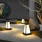 Roam Lantern Garden Outdoor Lamp ? 9.8″ x H 19.7″ / Dia 25cm x H 50cm / Black & White / Warm Light Table lamp