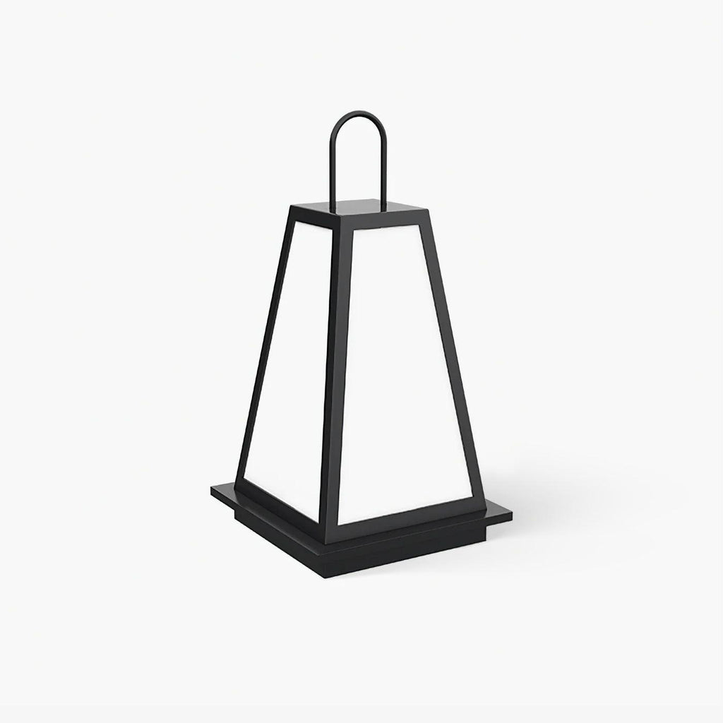 Roam Lantern Garden Outdoor Lamp ? 9.8″ x H 19.7″ / Dia 25cm x H 50cm / Black & White / Warm Light Table lamp