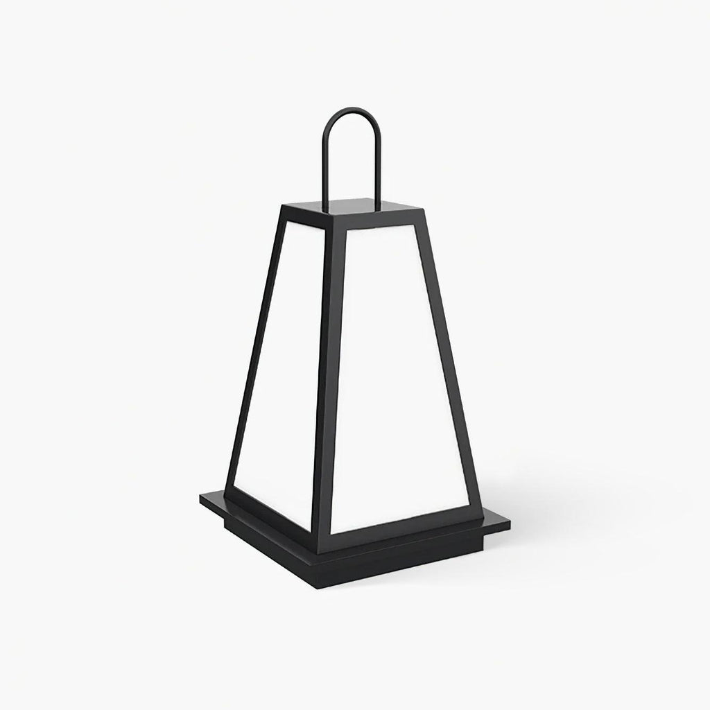 Roam Lantern Garden Outdoor Lamp ? 9.8″ x H 19.7″ / Dia 25cm x H 50cm / Black & White / Warm Light Table lamp